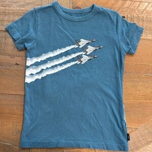 Crewcuts Blue Jet Fighter Graphic Tee